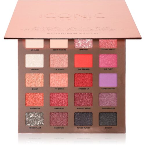 ICONIC London Desk To Dance paleta senčil za oči 20x1.2 g Cene