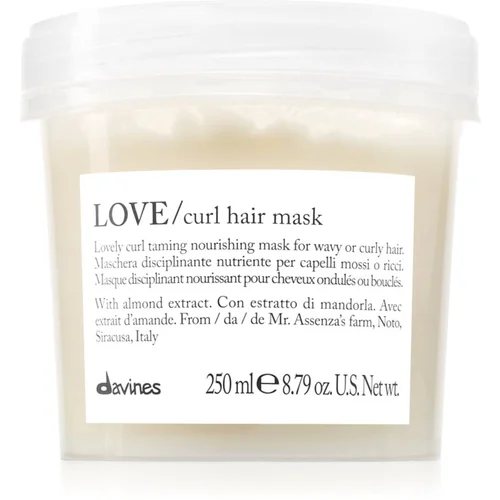 DAVINES Love Curl Hair Mask intenzivna hranilna maska za skodrane lase 250 ml DAVINES Love Curl Hair Mask intenzivna hranilna maska za skodrane lase 250 ml