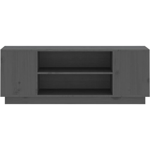  ormarić sivi 110 x 35 x 40,5 cm od masivne borovine Slike