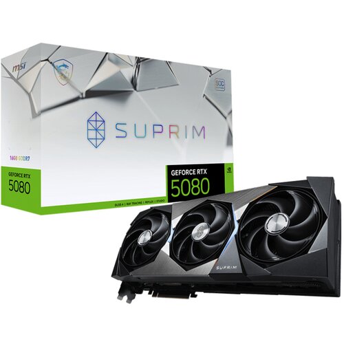 MSI RTX 5080 16GB Suprim SOC GDDR7 3Fan Cijene