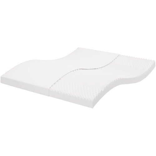 VidaXL Madrac od pjene bijeli 160x220 cm 7 zona tvrdoća 20 ILD Slike