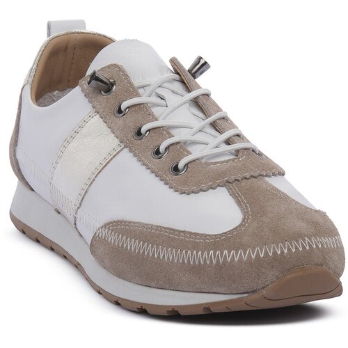 COSMOS COMFORT Nizke superge BEIGE WHITE Bež Cene