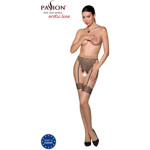 Passion TIOPEN 016 Tights 20 Den Beige 1-2