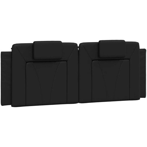  Krevet s madracem crni 140 x 200 cm od umjetne kože Slike