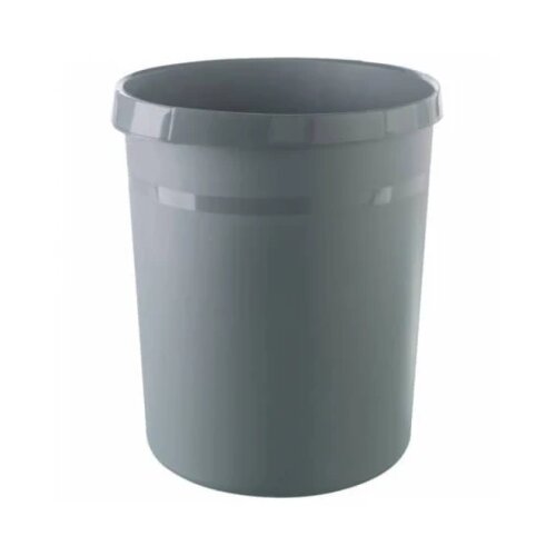 Han korpa za otpatke 18l, okrugla plastična siva 05KD02C Slike