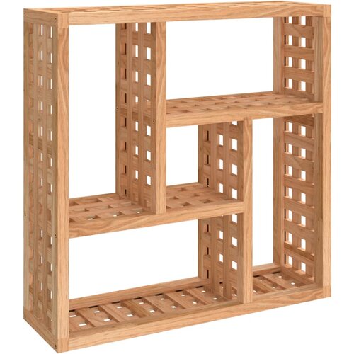 Maison Chic Stenska polica - Viseča Polica 49x15x49 cm trdna orehovina, (21793991) Cene