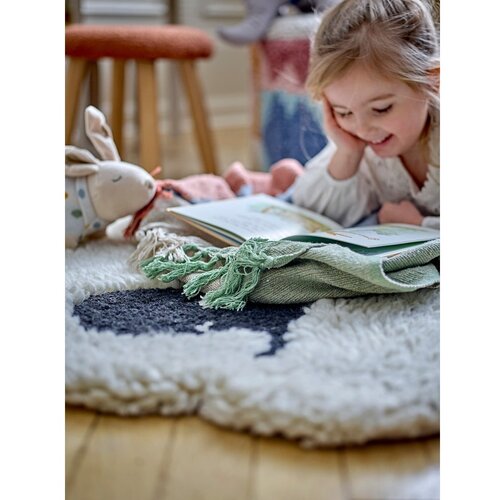 Bloomingville Mini Bijeli vunen dječji tepih &amp;oslash; 84 cm Dolly &amp;ndash; Slike