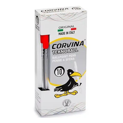 Carioca Teknoball kemični svinčnik rdeče barve 1mm - Slike