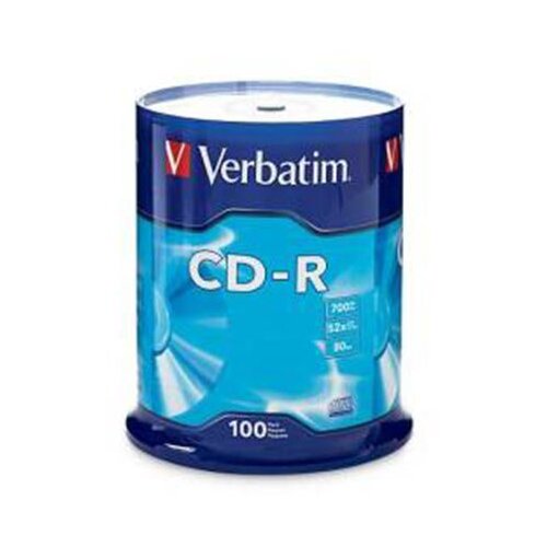  CD-R,VERBATIM, 700 MB,52X,spindle 100 kom EXTRA PRO,43411 Cene