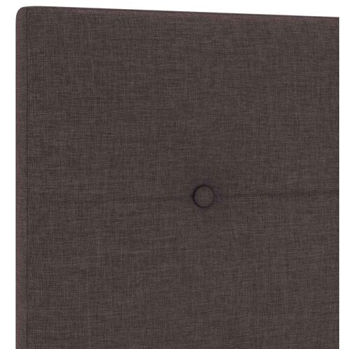  Boxspring krevet s madracem Tamno smeđa 80 x 200 cm Tkanina - Tamno smeđa 80 x 200 cm Pro&amp;scaron;iveno gumbima Slike