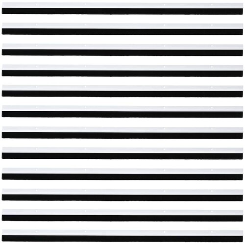  Držač četke za vrata 12 pcs Bijelo 100 cm Aluminijski legura Slike