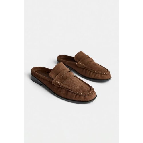 Trendyol ženski loafer Takss26La00018, braon Cene