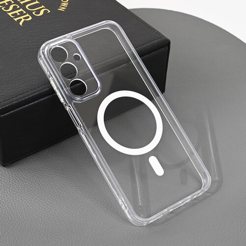 Torbica Magsafe Clear za Samsung A256B Galaxy A25 ljubicasta