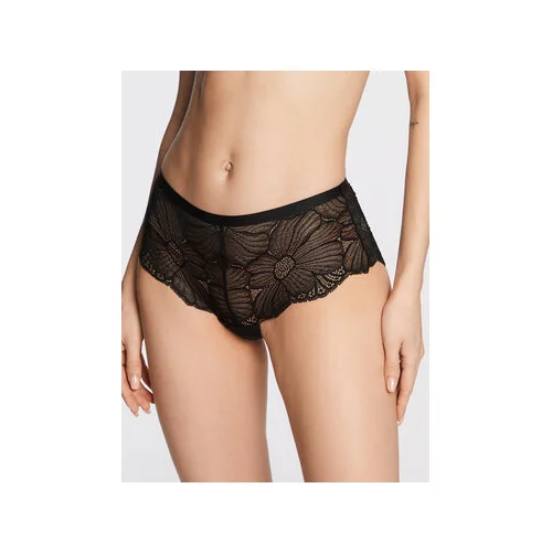 Etam Klasične spodnje hlačke Flexi Lace 6536604 Črna