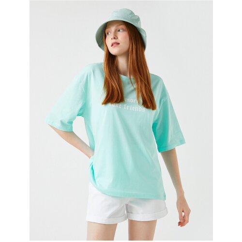 Koton T-Shirt - Green - Regular Slike