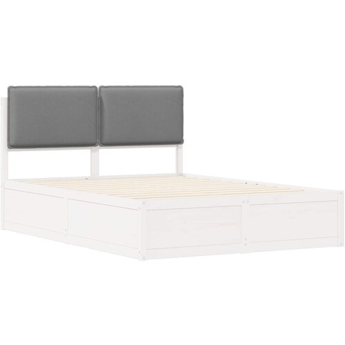  Krevetni okvir s tapiciranim uzglavljem Svijetlo siva Svjetlosiva 140 x 190 cm Slike