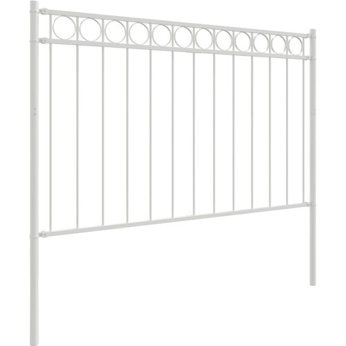 Element Ograde ASSEN Bijelo 170 x 150 cm Čelik Slike