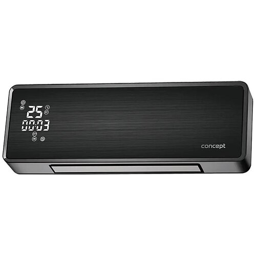  Concept QH4001 - Električni grejač 1000/2000W IP22 crni + daljinski upravljač Cene