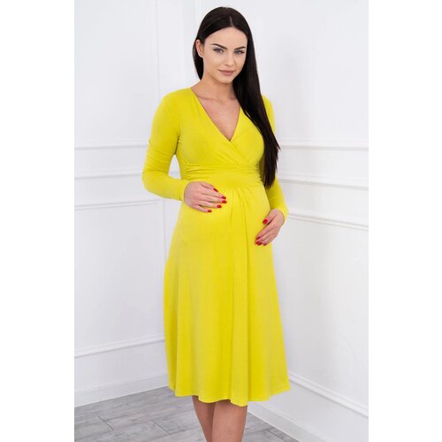 Kesi marka niezdefiniowana Dress cut under the bust, long sleeve kiwi Cijene
