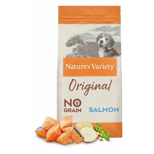 Nature's Variety original grain free hrana za pse junior - salmon 10kg Slike