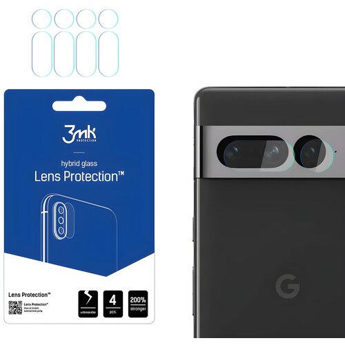  4x Staklo za kameru 3mk za Google Pixel 7 Pro - Prozirna KP22737 Cijene