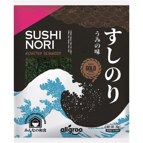  Pražene morske alge sushi Nori, celi listi - 25 g Cene