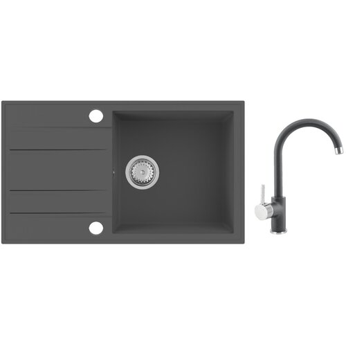 Sink Solution Set ROMA (siva), (20511885) Cene