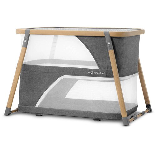 Kinderkraft prenosna posteljica sofi™ grey Cene