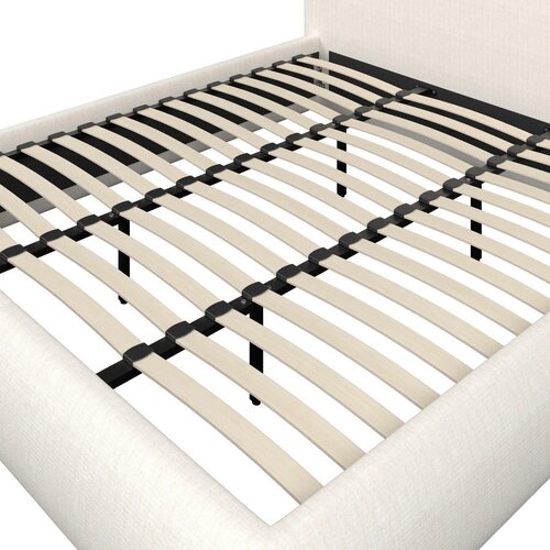 Bessagi Home Oblazinjena Postelja Flora, Krem Barve, 180x200 Slike