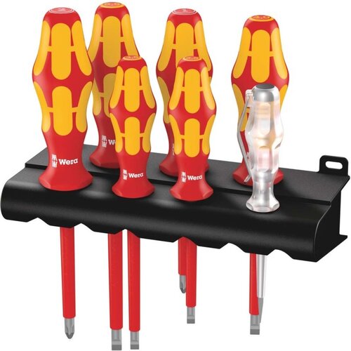 Plus 160 I / 7 set odvijača Kraftform plus serije 100, tester napona i stalak, 7 komada, 05006147001 ( 006147 ) Slike