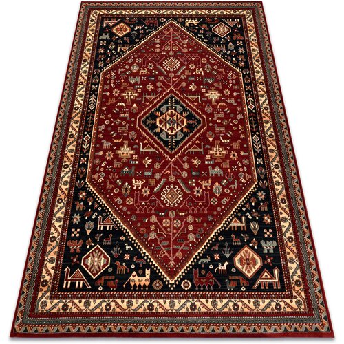 RugsX Preproge Preproga volna KASHQAI 4364 301 orientalski, okvir 240x340 cm Bordo Cene