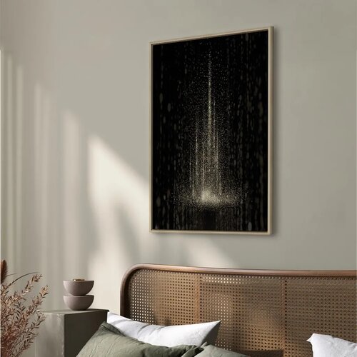  Slika - Snowstorm (1 Part) Vertical 80x120 U prirodnom drvenom okviru Cene