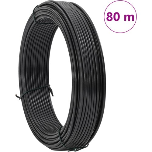 vidaXL Žica za vezivanje ograde Antracit 80 m Čelik prekriven PVC-om Cijene