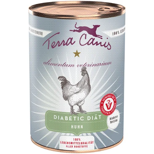 Terra Canis Varčno pakiranje Alimentum Veterinarium Diabetic 12 x 400 g - Piščanec