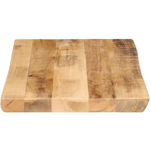 Stolna Mizna plo&amp;scaron;ča z naravnim robom 50x40x3,8 cm trden robusten mango Slike