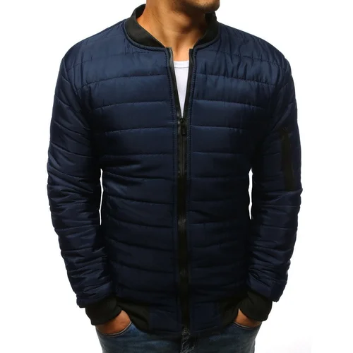 DStreet Kurtka męska pikowana bomber jacket granatowa