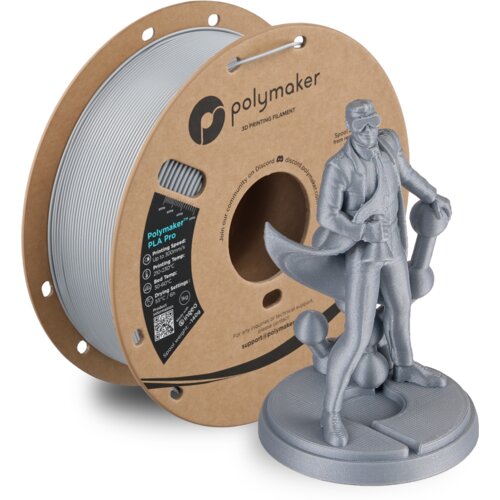 Polymaker PLA Pro Metallic Silver - 1,75 mm / 1000 g Cene