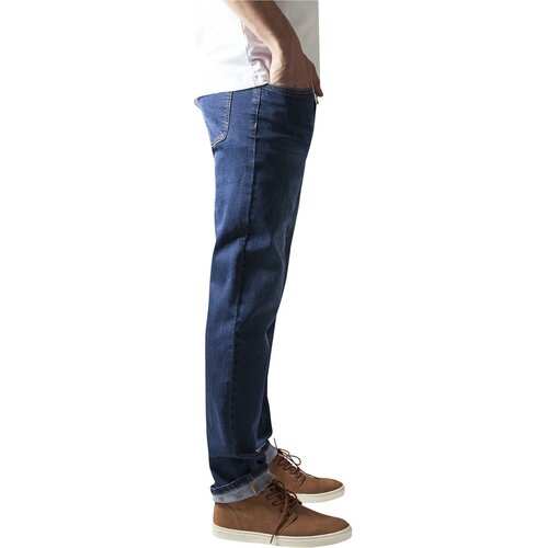 UC Men stretch denim trousers navy blue Slike