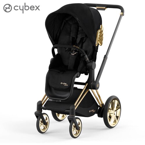 Cybex Ogrodje s sedežno enoto Wings ePriam Platinum black Cene