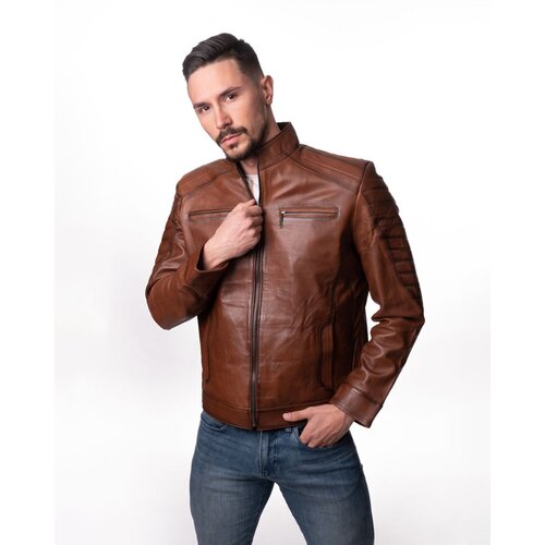 La Force Fashion muška kožna jakna ricky - braon Cene