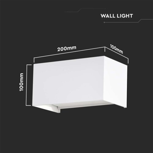  LED spolja&amp;scaron;nja zidna svetiljka LED/24W/230V 3000K IP65 bela Slike