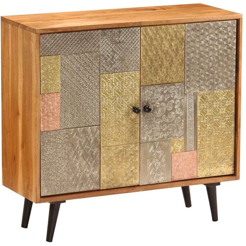 VidaXL Komoda od masivnog bagremovog drva 80 x 30 x 75 cm Slike
