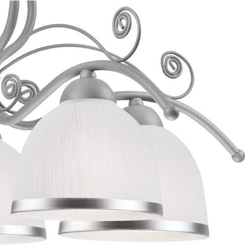  Luster na lancu RETRO II 5xE27/60W/230V srebran Slike