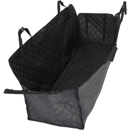 Maison Chic Prevleka za zunanjo pohištvo - Prevleka za avtomobilski sedež za psa črna 137x46x50 cm, (21795405) Cene