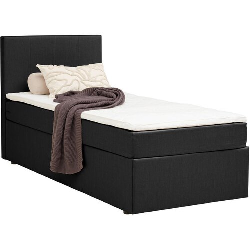 P &amp;amp; B POSTELJA Z VZMETNICO 90 cm x 200 cm , tekstil siva Slike