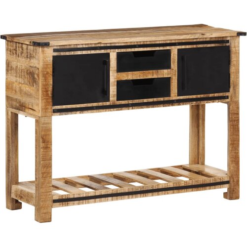 VidaXL Konzolna mizica 100&amp;times;35&amp;times;75 trden mangov les Slike