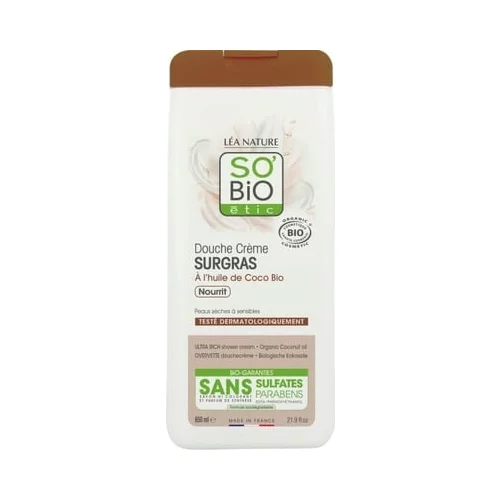 SO’BiO étic hidratantna krema za tuširanje - kokos - 650 ml
