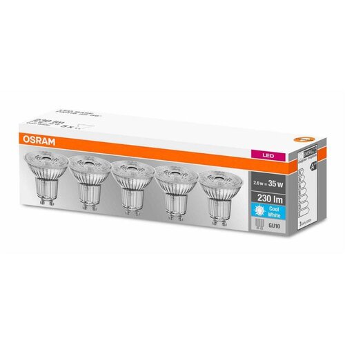  Komplet od 5 LED sijalica GU10/2,6W/230V 4000K - Osram Cene