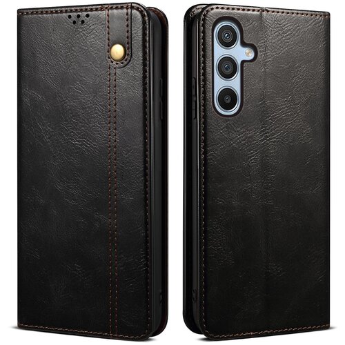 INORCO Za Samsung Galaxy M54 5G Waxy Crazy Horse Texture Usnjena denarnica, etui za telefon, stojalo, ovitek za mobilni telefon, (22033211) Slike