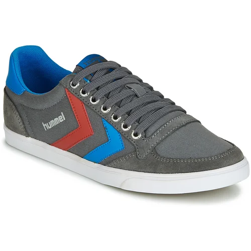 Hummel ten star low canvas siva